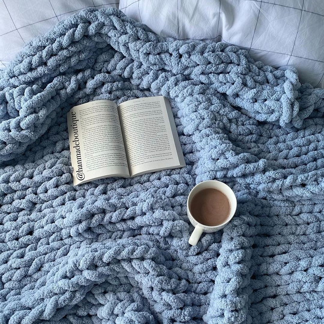 Snowflake Chunky Blanket